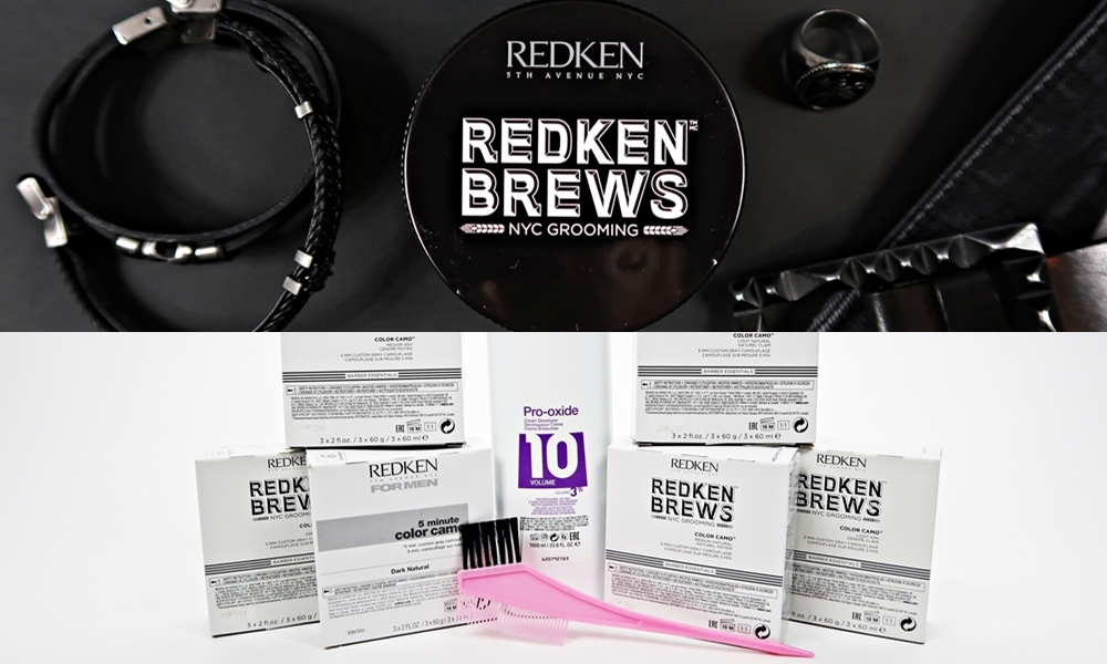 REDKEN Brews Camo Pomade + koloryzacja 5 min Color Camo – recenzja